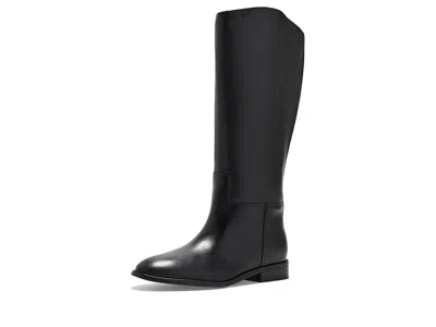 Marc Fisher Ltd Florina Wide Calf Women's Boots Black Leather: 7.5 M