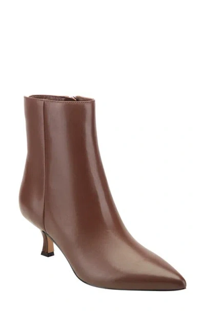 Marc Fisher Ltd Francy Kitten Heel Bootie In Brown