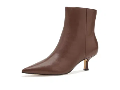 Marc Fisher Ltd Francy Kitten Heel Bootie In Brown