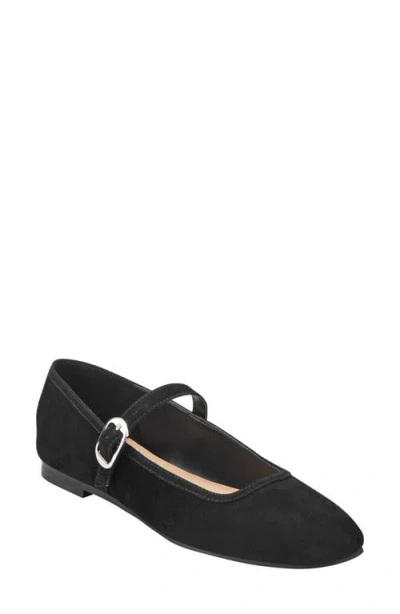 Marc Fisher Ltd Garissa Mary Jane Flat In Black