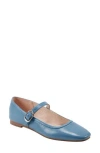 Marc Fisher Ltd Garissa Mary Jane Flat In Medium Blue