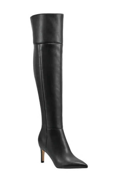 Marc Fisher Ltd Genessa 2 Pointed Toe Over The Knee Boot In Black