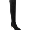 Marc Fisher Ltd Qulie Pointed Toe Over The Knee Boot In Black/black