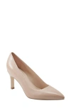 Marc Fisher Ltd Genni Pointed Toe Pump In Light Natural Leather