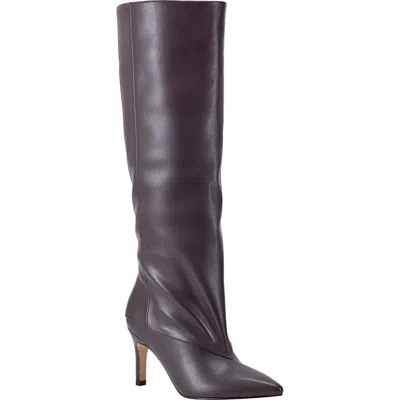 Marc Fisher Ltd Gentle Pointed Toe Knee High Boot In Burgundy
