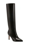 Marc Fisher Ltd Georgiey Pointed Toe Knee High Boot In Black