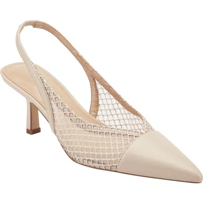 Marc Fisher Ltd Gipsi Pointed Toe Slingback Pump In Neutral