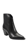 Marc Fisher Ltd Giulie Pointed Cap Toe Bootie In Black