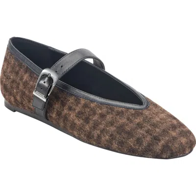 Marc Fisher Ltd Gorga Mary Jane Flat In Brown