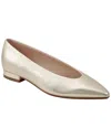 Marc Fisher Ltd Gunner Pointed Toe Flat In Gold