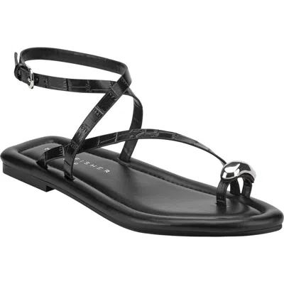 Marc Fisher Ltd Gynnie Strappy Sandal In Black