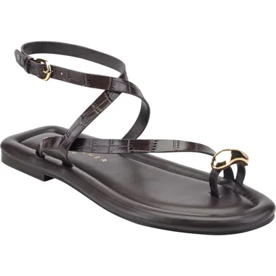Marc Fisher Ltd Gynnie Strappy Sandal In Brown