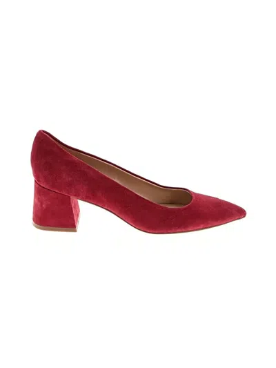 Pre-owned Marc Fisher Ltd Heels In Burgundy