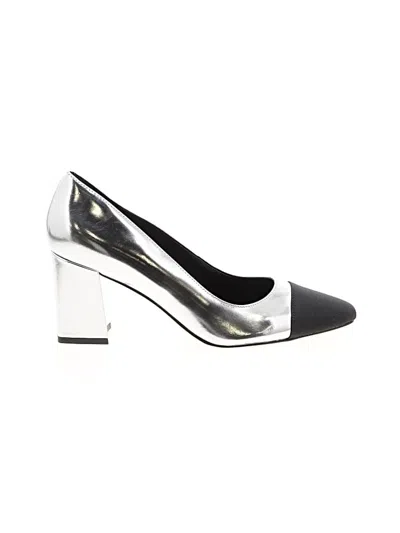 Pre-owned Marc Fisher Ltd Heels In Silver