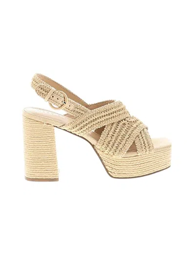 Pre-owned Marc Fisher Ltd Heels In Tan