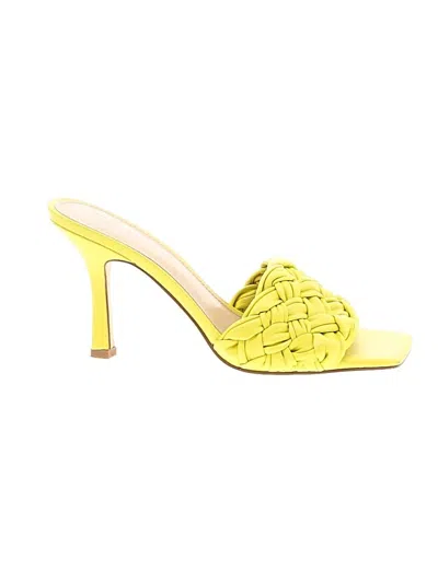Pre-owned Marc Fisher Ltd Heels In Yellow