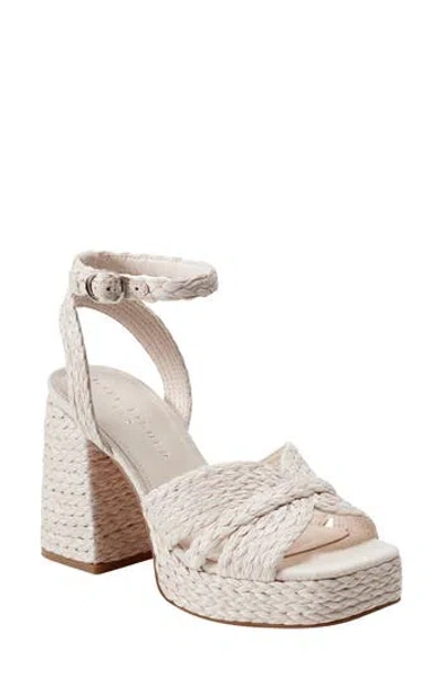 MARC FISHER LTD MARC FISHER LTD JANIE RAFFIA ANKLE STRAP PLATFORM SANDAL