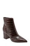Marc Fisher Ltd Jarli Bootie In Dark Brown