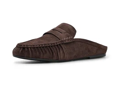 Marc Fisher Ltd Jaynie Almond Toe Loafer Mule In Brown