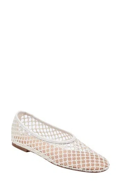 Marc Fisher Ltd Jazlyn Pointed Toe Flat In Ivory