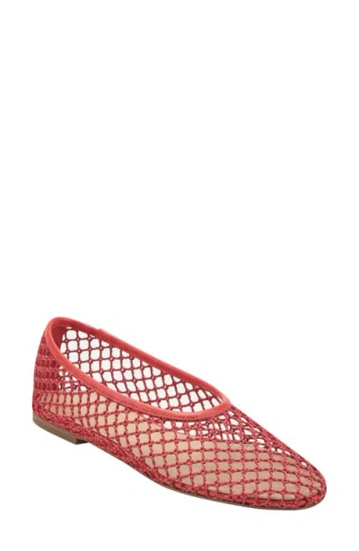 Marc Fisher Ltd Jazlyn Pointed Toe Flat In Red