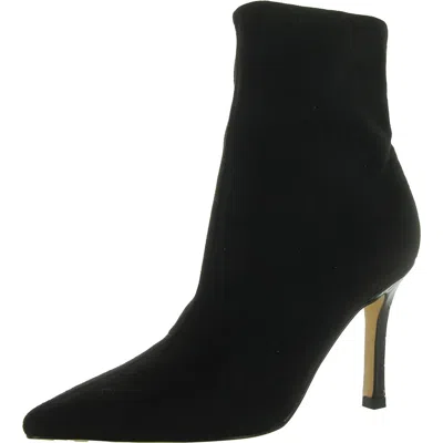 Marc Fisher Ltd Kellen Womens Glitter Pointed Toe Ankle Boots In Black
