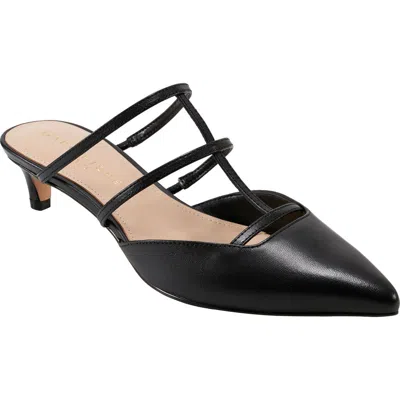 Marc Fisher Ltd Kodie Kitten Heel Pointed Toe Mule In Black