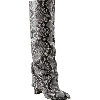 Marc Fisher Ltd Lalita Foldover Shaft Pointed Toe Knee High Boot In Light Natural 110