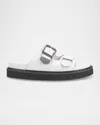 Marc Fisher Ltd Amirra Platform Slide Sandal In Ivory