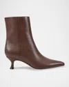 Marc Fisher Ltd Iggy Kitten Heel Bootie In Dark Brown