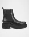Marc Fisher Ltd Bermuda Lug Sole Chelsea Boot In Black