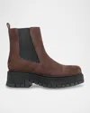 Marc Fisher Ltd Bermuda Lug Sole Chelsea Boot In Dark Brown