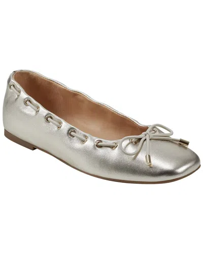 Marc Fisher Ltd Letizia Leather Casual Shoe In Metallic