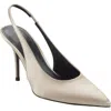 Marc Fisher Ltd Leynne Slingback Pointed Toe Pump In Neutral