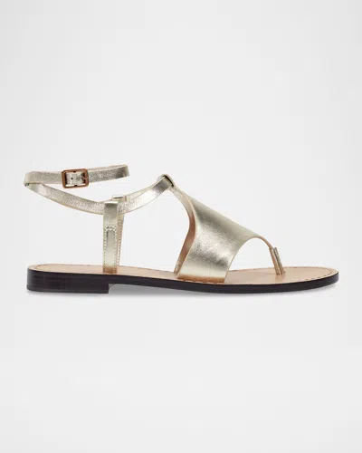 Marc Fisher Ltd Lillie Flat Leather Sandals