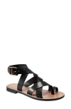 Marc Fisher Ltd Lollie Strappy Toe Loop Sandal Women) In Black
