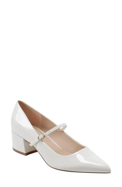 Marc Fisher Ltd Luccie Pointed Toe Pump In White