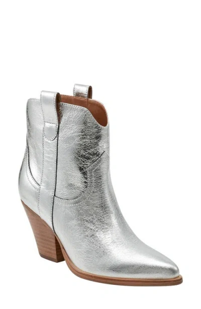 Marc Fisher Ltd Marlie Western Boot In Silver 040