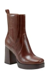 Marc Fisher Ltd Marra Block Heel Boot In Medium Brown