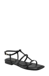Marc Fisher Ltd Womens Buckle Leather Ankle Strap In Black