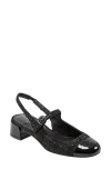 Marc Fisher Ltd Martie Slingback Pump In Black Multi