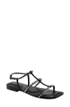 Marc Fisher Ltd Womens Buckle Leather Ankle Strap In Black
