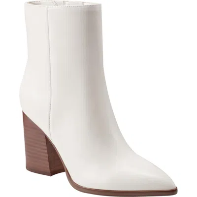 Marc Fisher Ltd Melysa Block Heel Bootie In Ivory