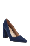 Marc Fisher Ltd Minny Pointed Toe Pump In Blue