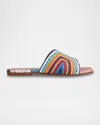 Marc Fisher Ltd Nottie Slide Sandal In Multi / Navy