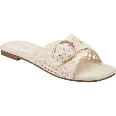 Marc Fisher Ltd Nacole Slide Sandal In Neutral