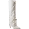 Marc Fisher Ltd Nairine Knee High Boot In White