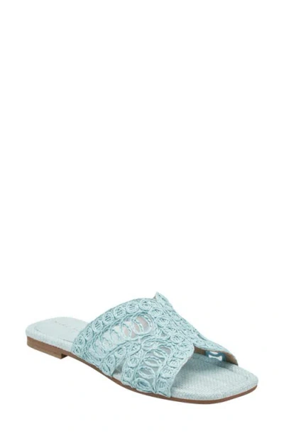 Marc Fisher Ltd Nalany Slide Sandal In Blue