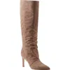 Marc Fisher Ltd Narysa Pointed Toe Knee High Boot In Light Natural