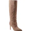 Marc Fisher Ltd Narysa Pointed Toe Knee High Boot In Light Natural